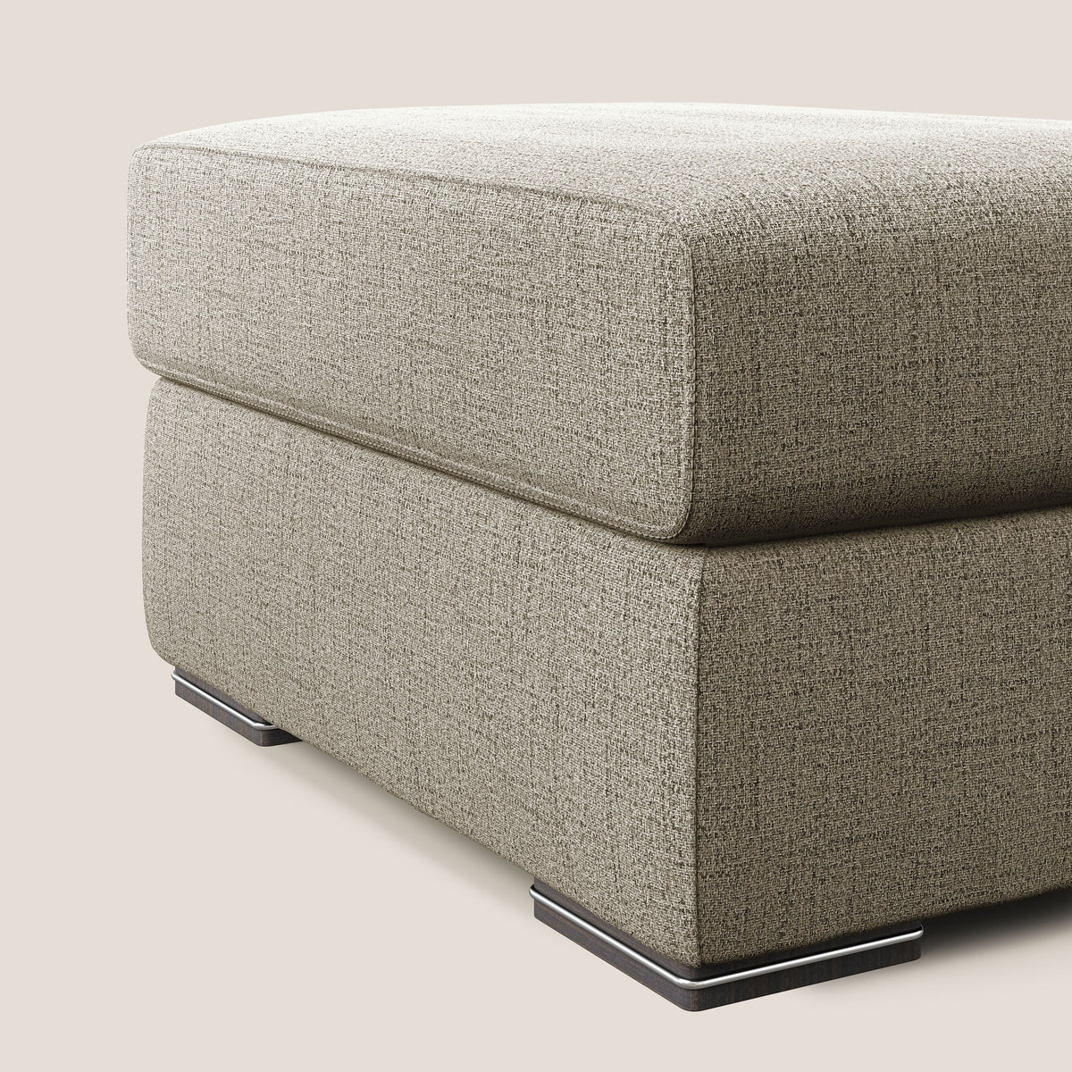 Sun pouf apribile contenitore in tessuto impermeabile fiammato T03 marrone - divitt.sbs