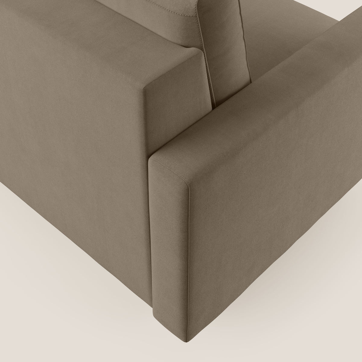 Megan poltrona letto in microfibra smacchiabile T11 marrone - divitt.sbs