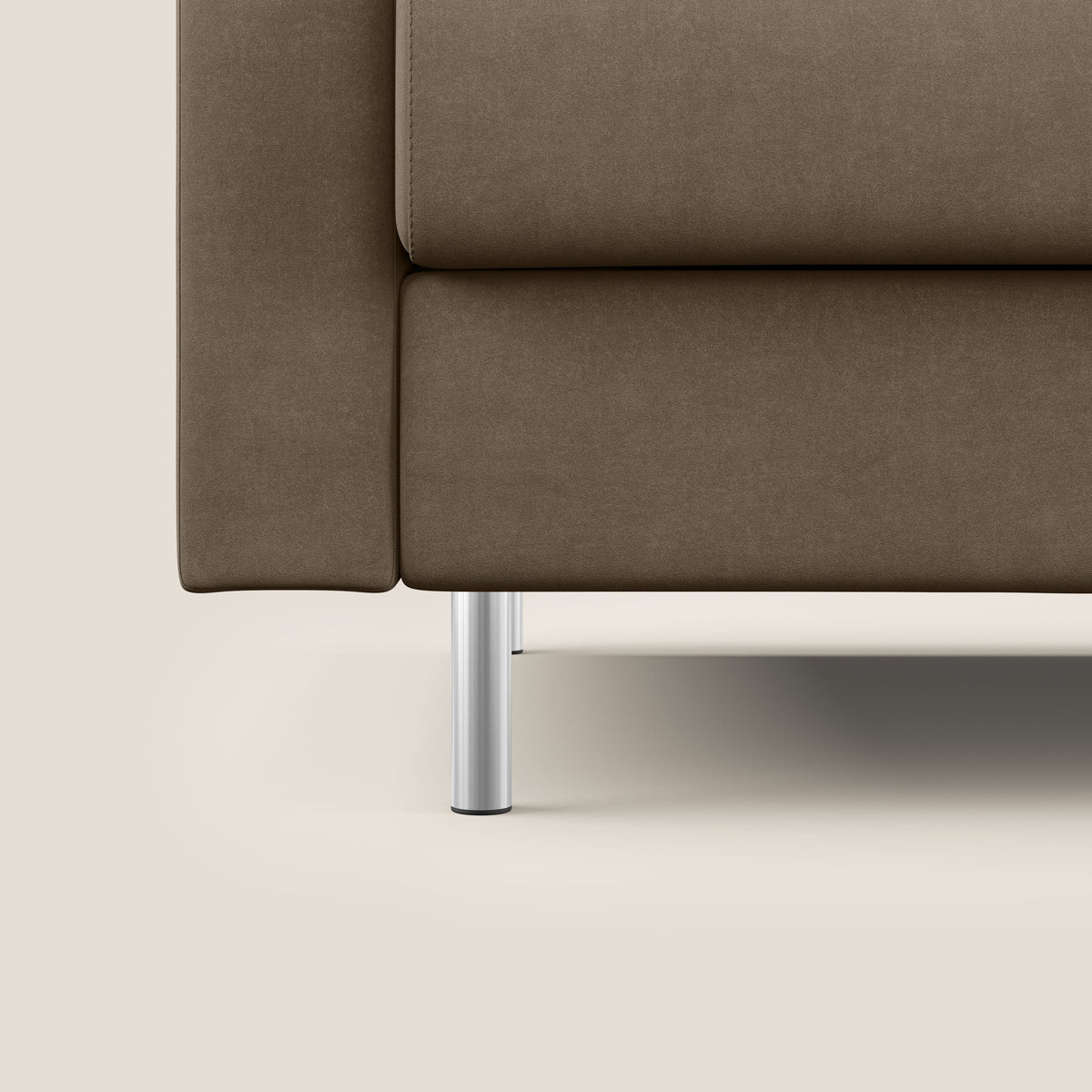 Megan divano letto matrimoniale in microfibra smacchiabile T11 marrone - divitt.sbs