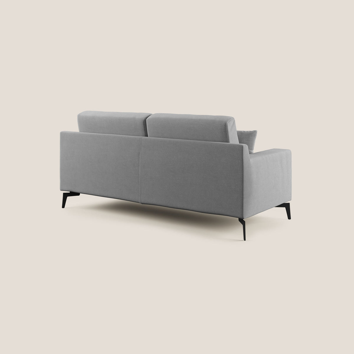 Prestige divano moderno in microfibra smacchiabile T11 grigio - divitt.sbs