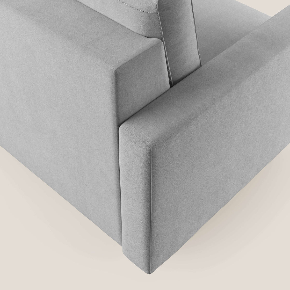 Megan poltrona letto in microfibra smacchiabile T11 grigio - divitt.sbs