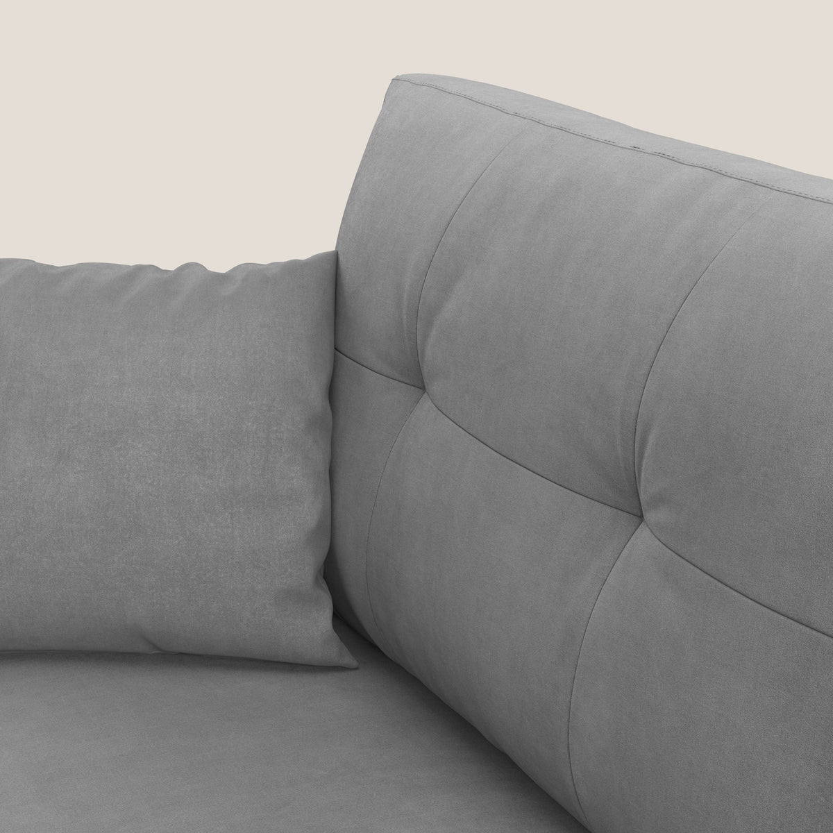 Megan divano letto matrimoniale in microfibra smacchiabile T11 grigio - divitt.sbs