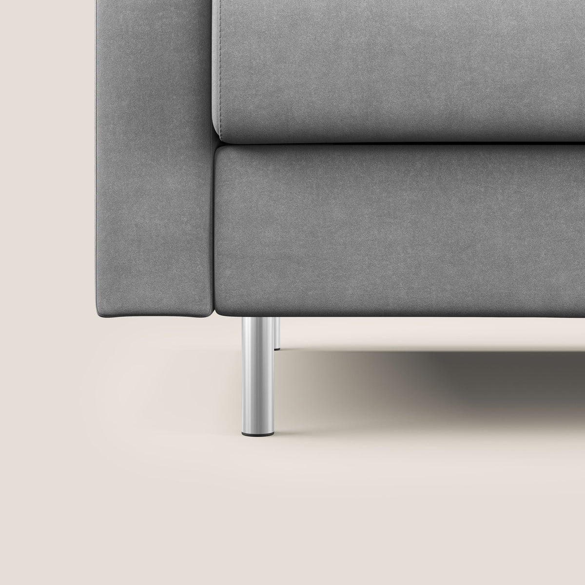 Megan divano letto matrimoniale in microfibra smacchiabile T11 grigio - divitt.sbs