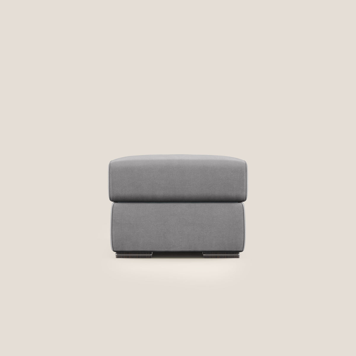Sun pouf apribile contenitore in microfibra smacchiabile T11 grigio - divitt.sbs