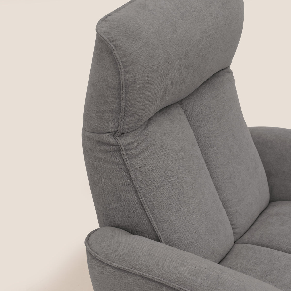 EVA Poltroncina RELAX in morbido tessuto impermeabile T02 grigio - divitt.sbs