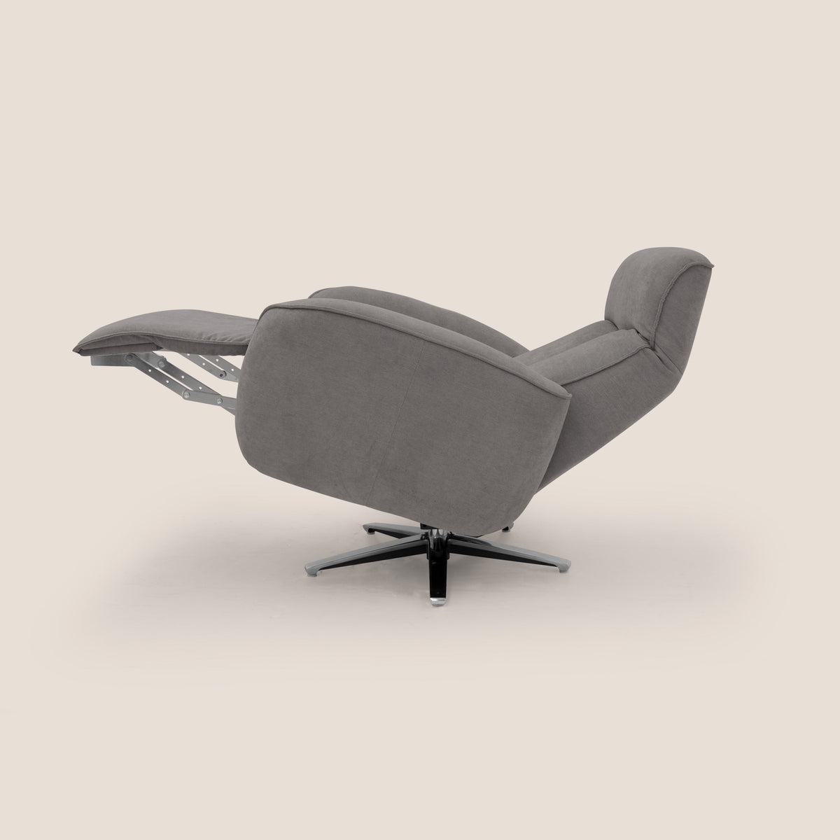 EVA Poltroncina RELAX in morbido tessuto impermeabile T02 grigio - divitt.sbs