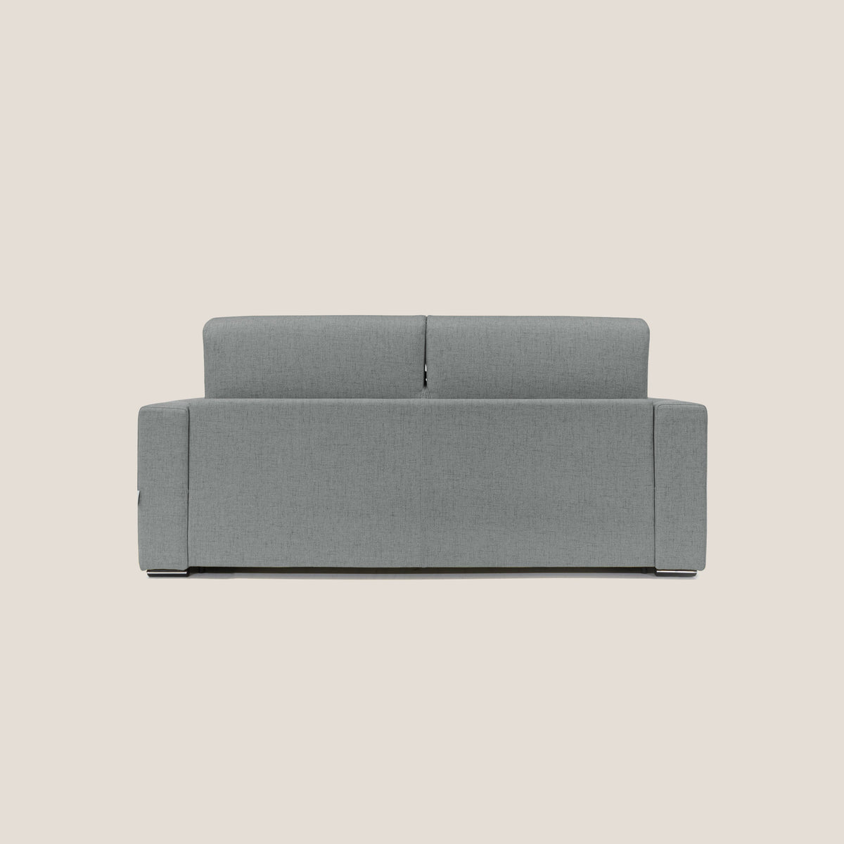 Nixon Divano letto matrimoniale con materasso 20 cm in tessuto impermeabile T03 grigio - divitt.sbs