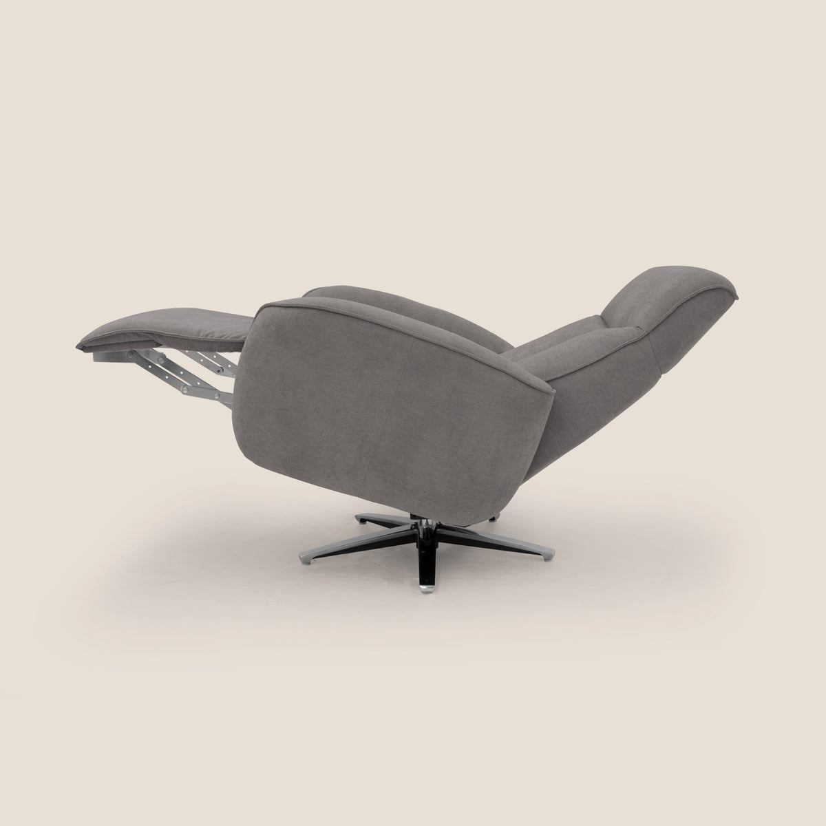 EVA Poltroncina RELAX in morbido tessuto impermeabile T02 grigio - divitt.sbs