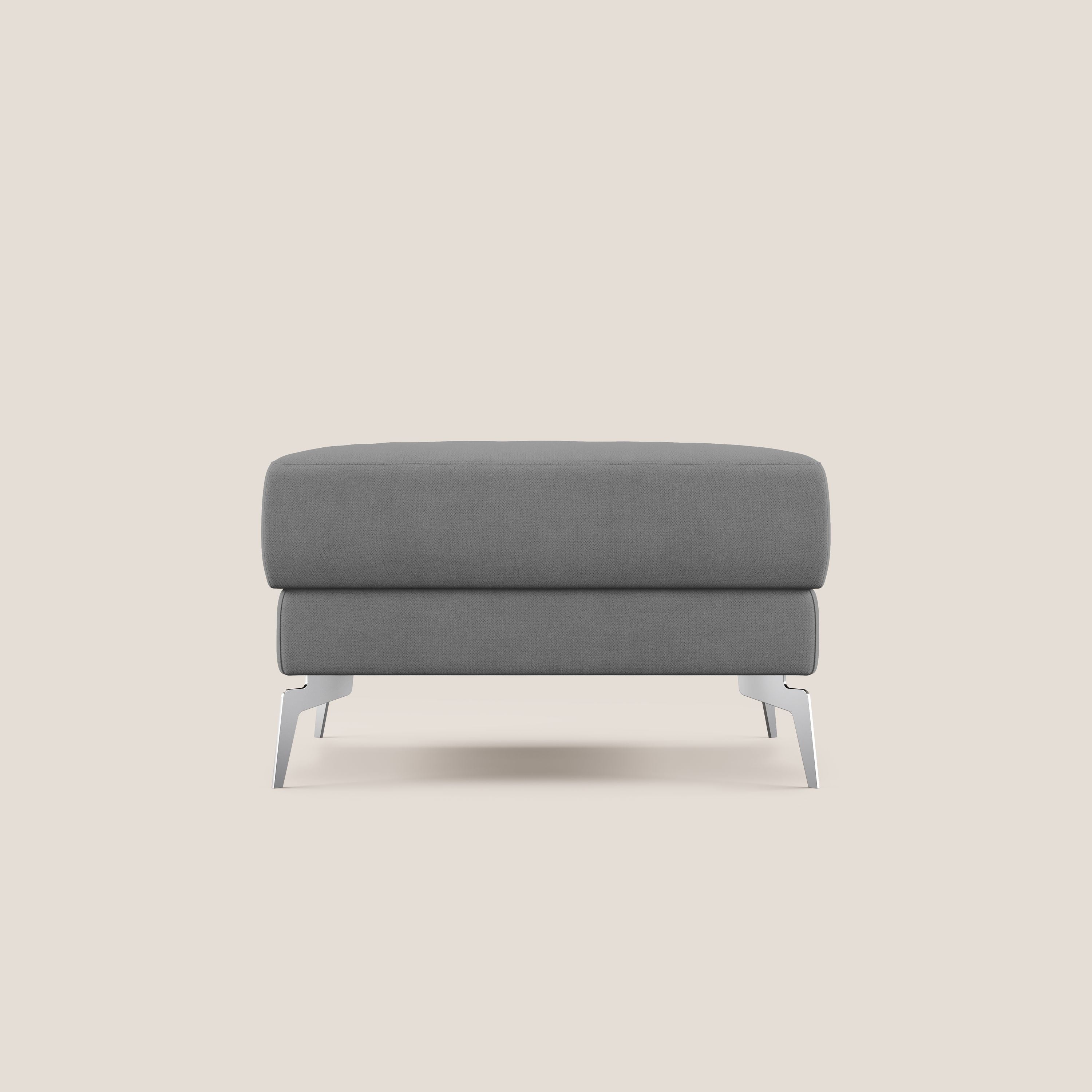 Star Pouf con piedini alti in tessuto impermeabile T02 grigio - divitt.sbs