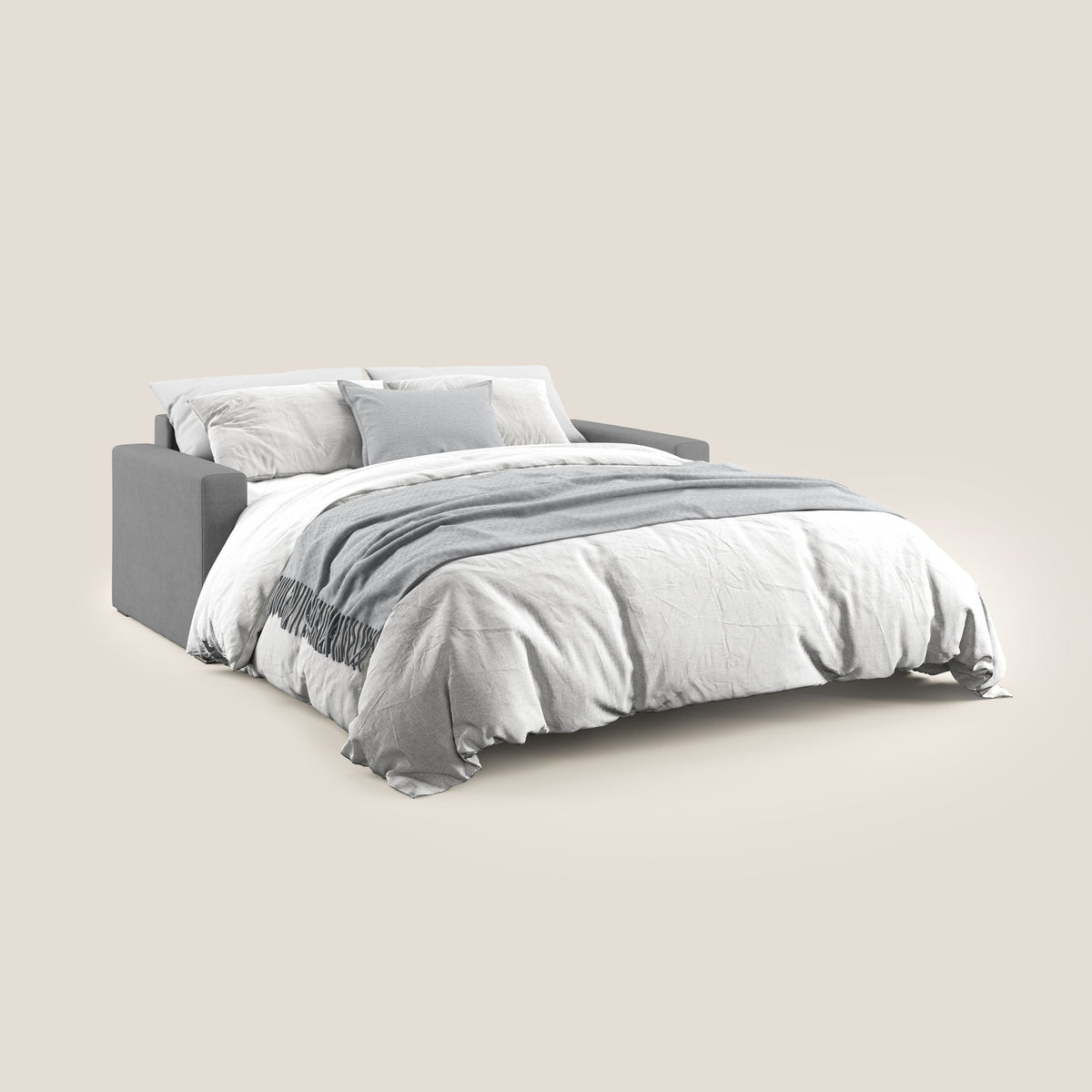 Best Divano letto matrimoniale in tessuto impermeabile T02 grigio - divitt.sbs