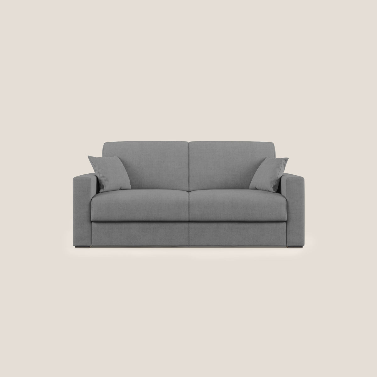 Best Divano letto matrimoniale in tessuto impermeabile T02 grigio - divitt.sbs
