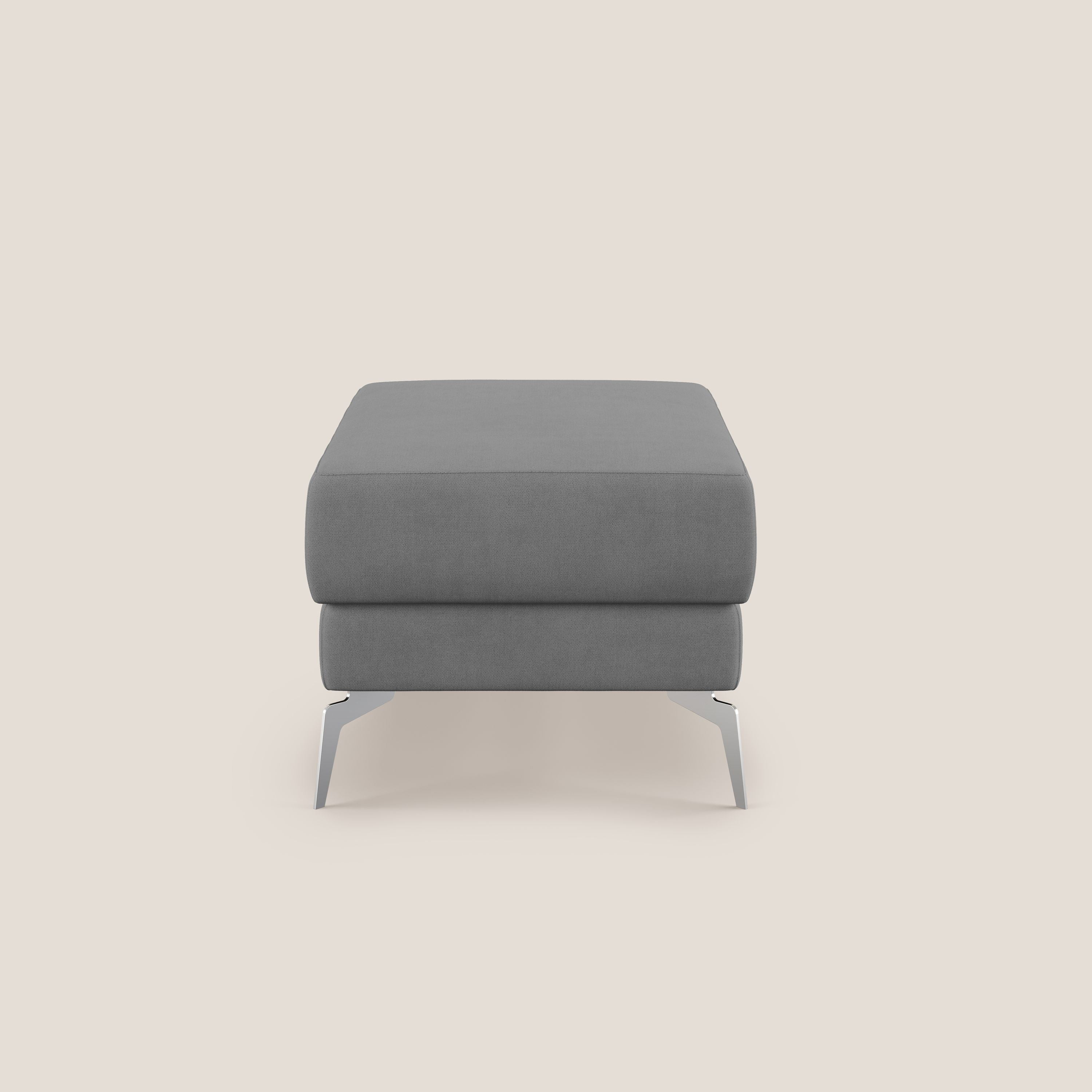 Star Pouf con piedini alti in tessuto impermeabile T02 grigio - divitt.sbs