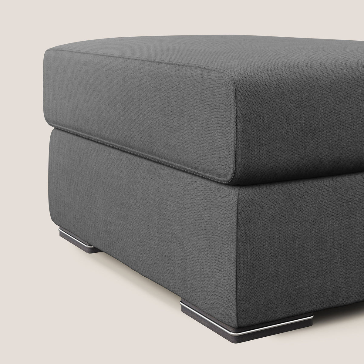 Sun pouf apribile contenitore in tessuto impermeabile T02 grigio - divitt.sbs