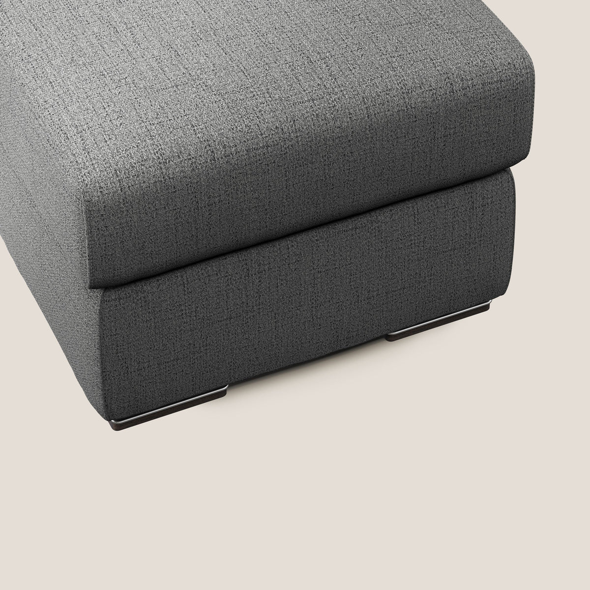 Sun pouf apribile contenitore in tessuto impermeabile fiammato T03 grigio - divitt.sbs