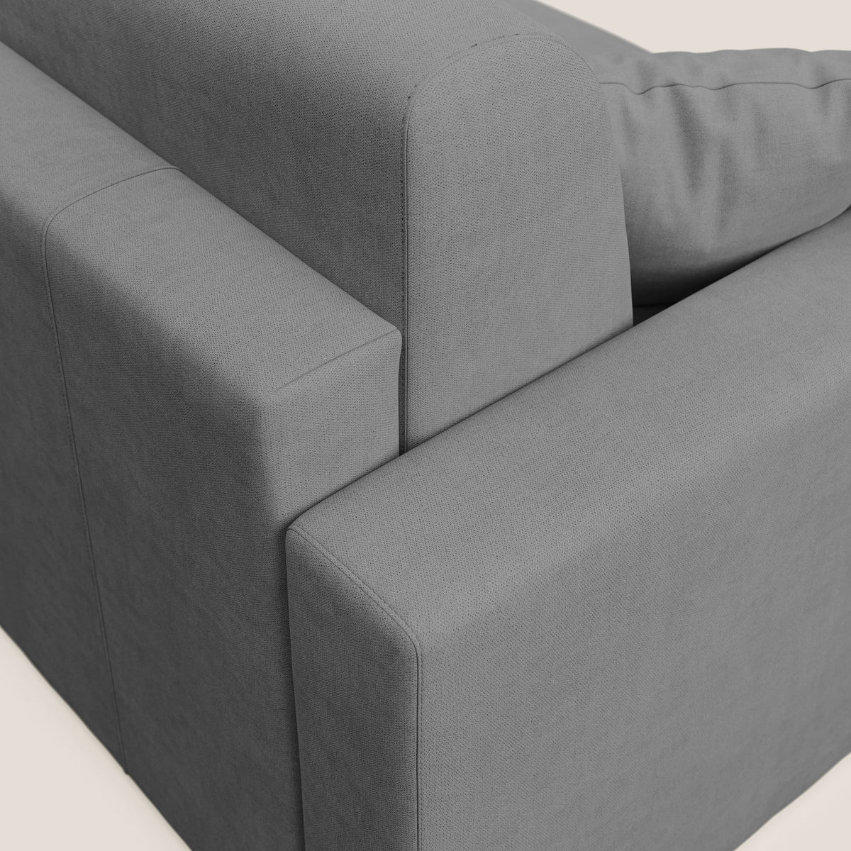 Best Divano letto angolare in tessuto impermeabile T02 grigio - divitt.sbs
