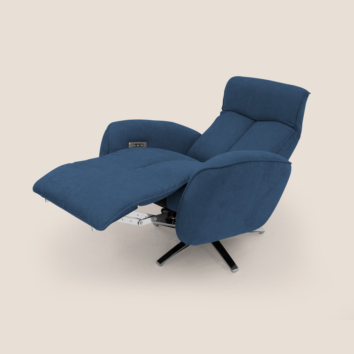 EVA Poltroncina RELAX in morbido tessuto impermeabile T02 blu - divitt.sbs