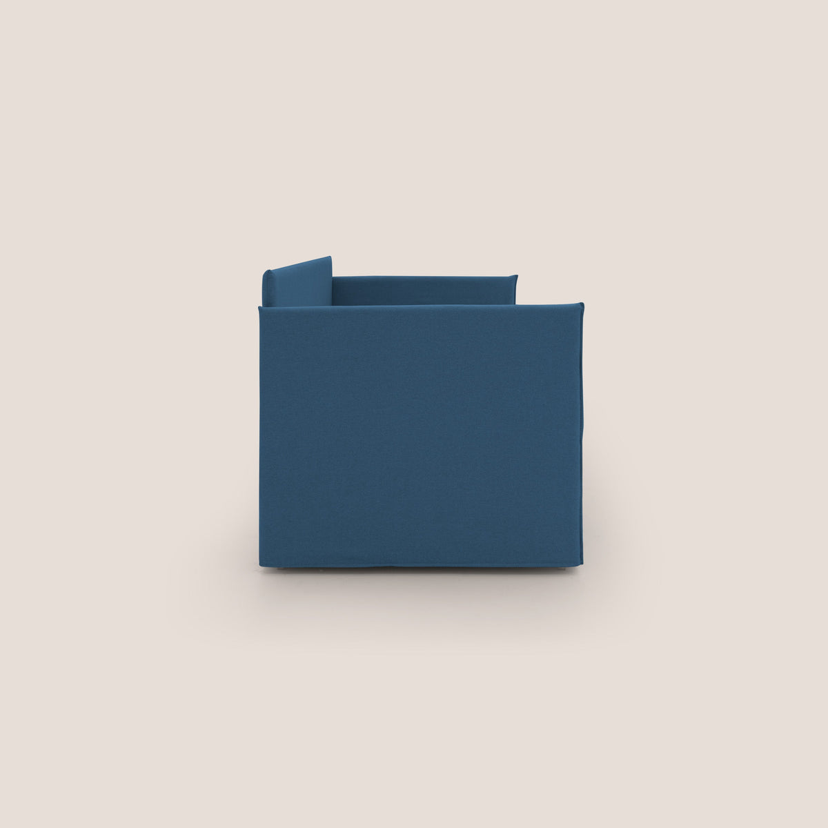 Brenta Divano duplex con doppio letto in tessuto simil cotone impermeabile T13 blu - divitt.sbs
