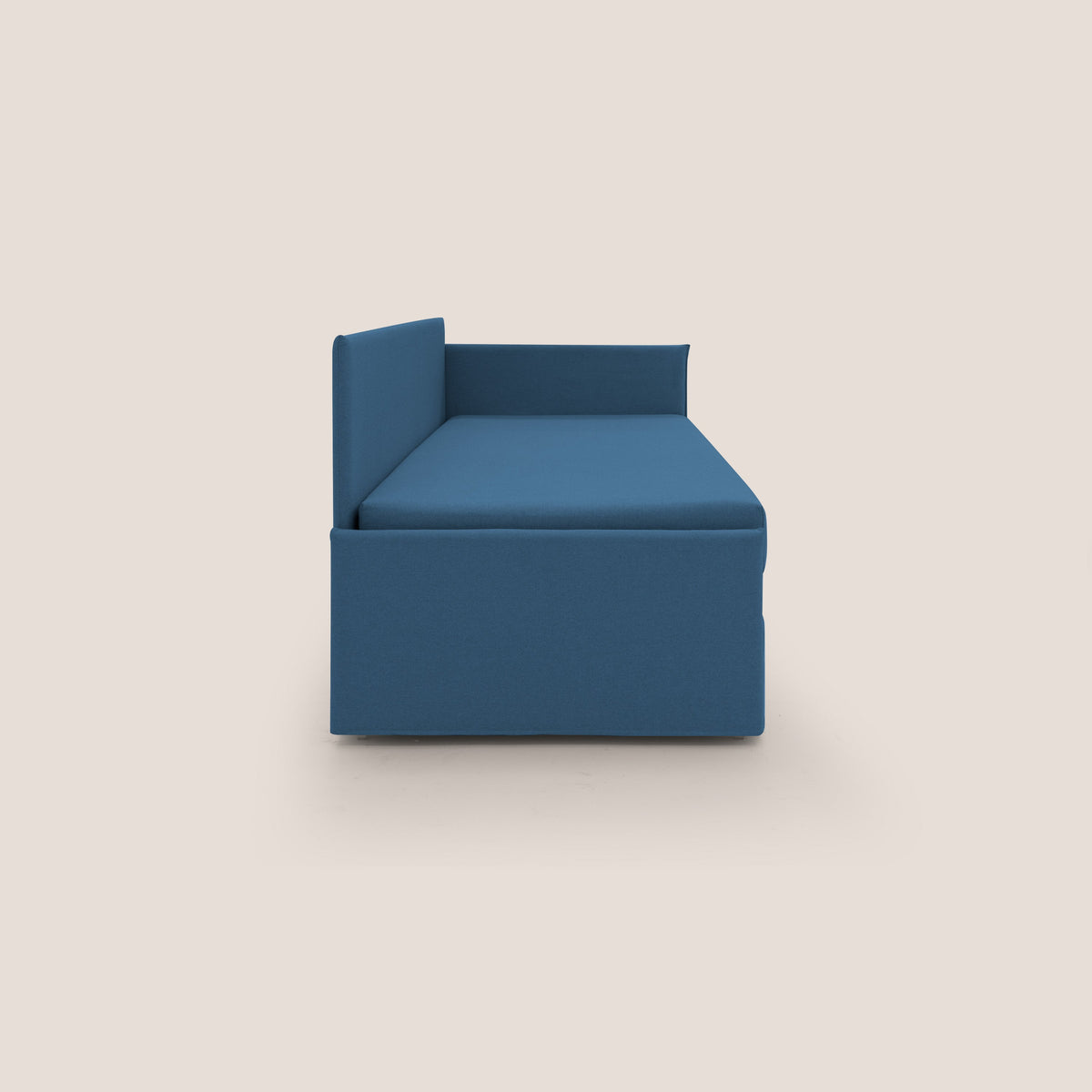 Durini Divano duplex con doppio letto in tessuto simil cotone impermeabile T13 blu - divitt.sbs