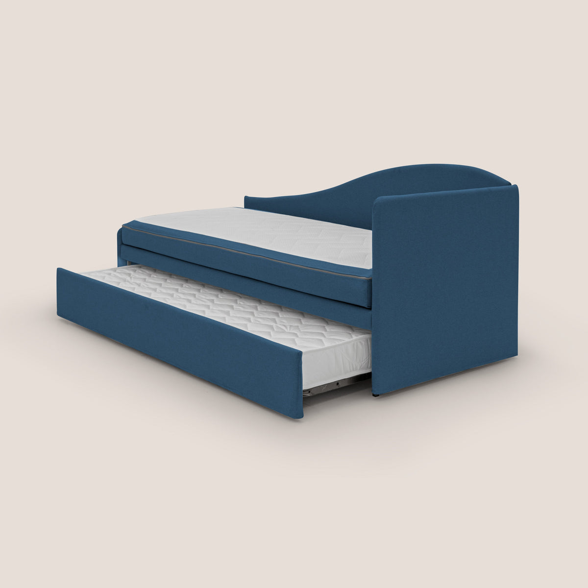 Nolo Divano duplex con doppio letto in tessuto simil cotone impermeabile T13 blu - divitt.sbs