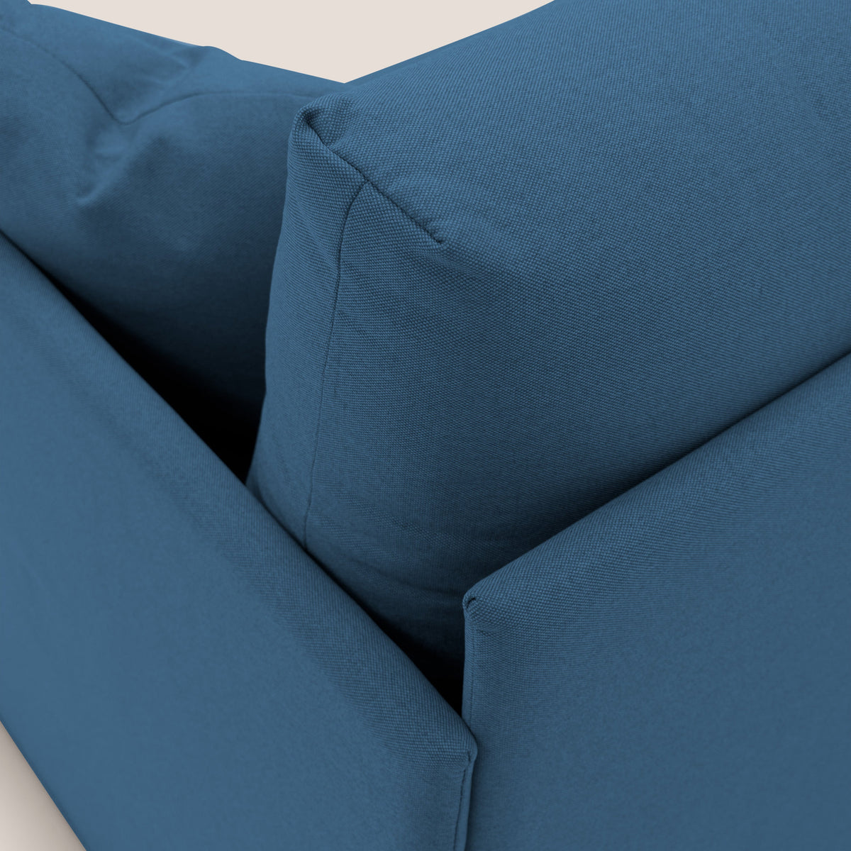 Brera Divano duplex con doppio letto in tessuto simil cotone impermeabile T13 blu - divitt.sbs