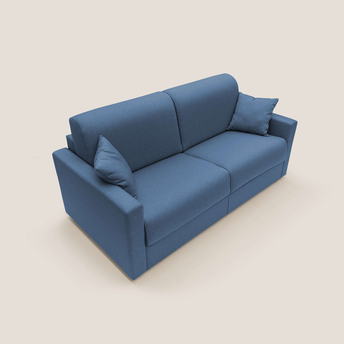 Chris Divano letto matrimoniale in tessuto impermeabile T13 blu - divitt.sbs