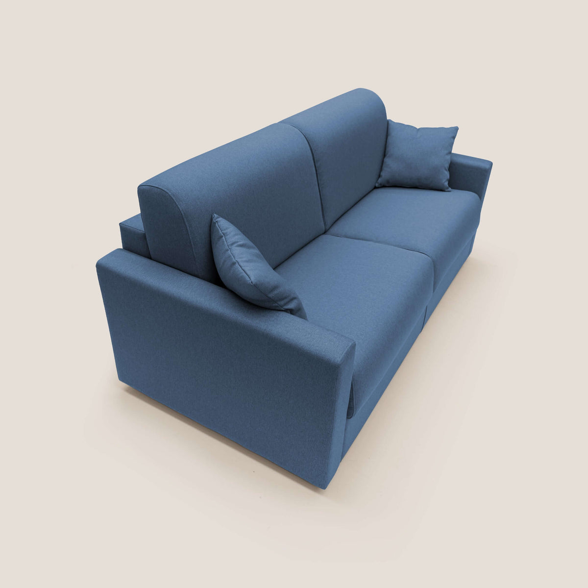 Chris Divano letto matrimoniale in tessuto impermeabile T13 blu - divitt.sbs