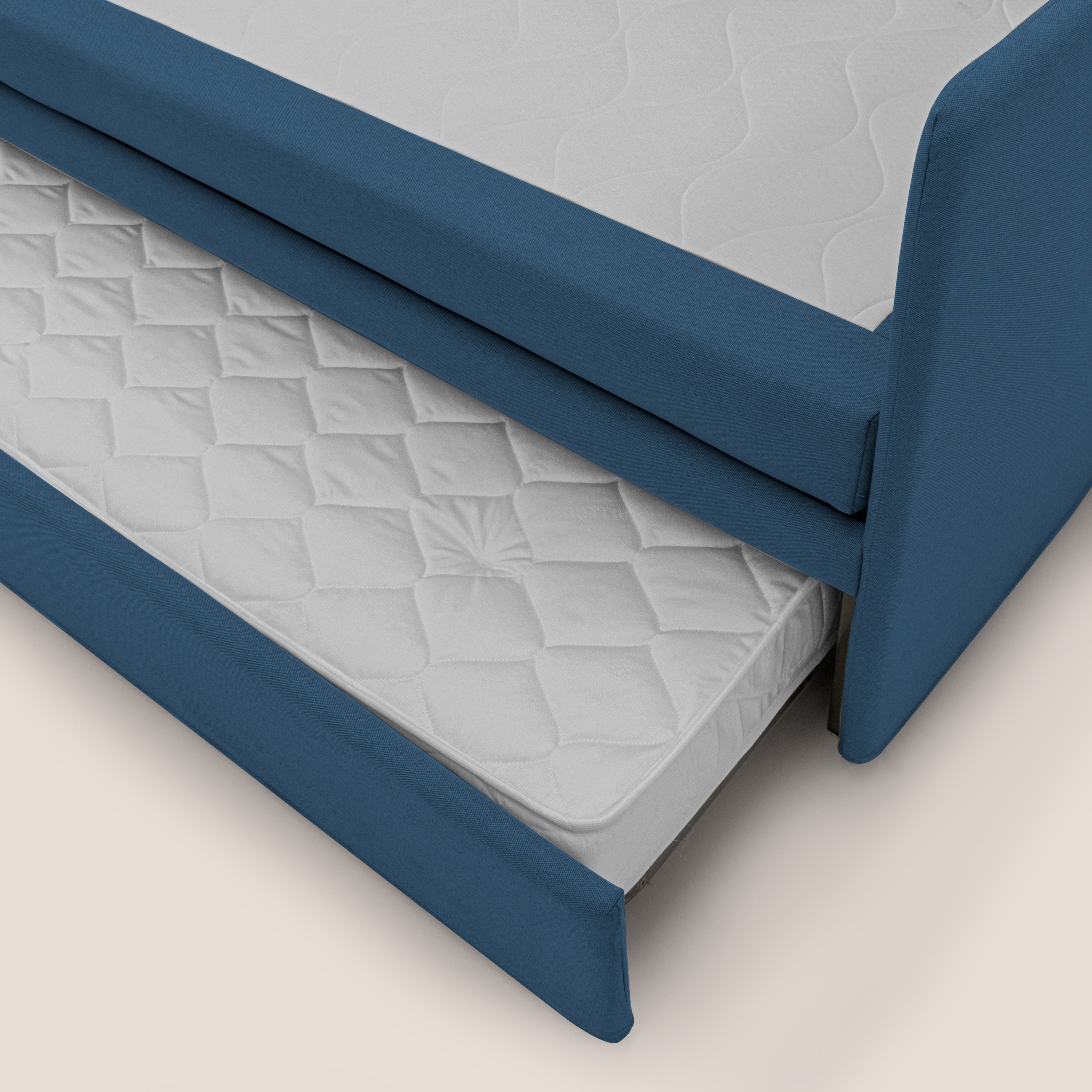 Tortona Divano duplex con doppio letto in tessuto simil cotone impermeabile T13 blu - divitt.sbs
