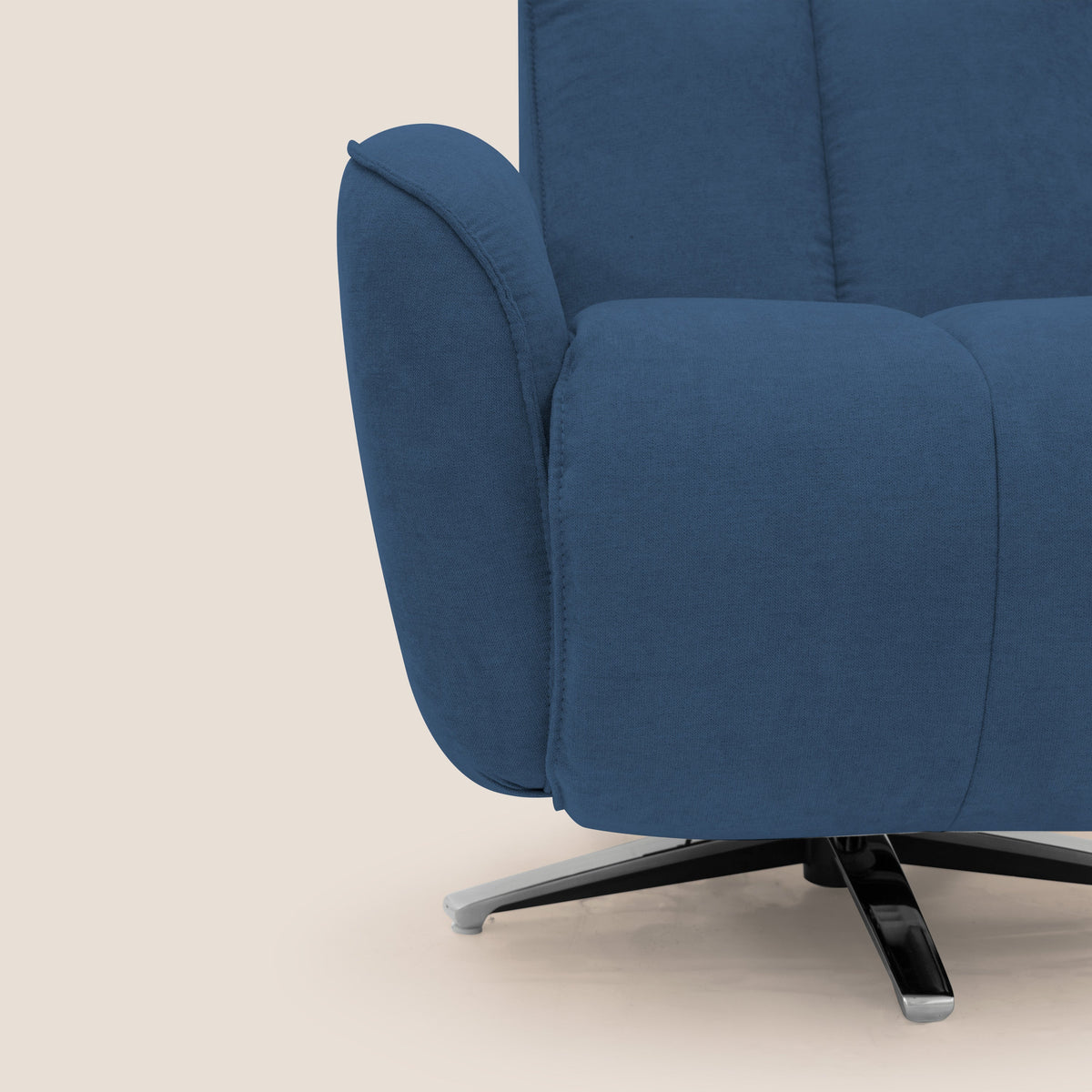 EVA Poltroncina RELAX in morbido tessuto impermeabile T02 blu - divitt.sbs