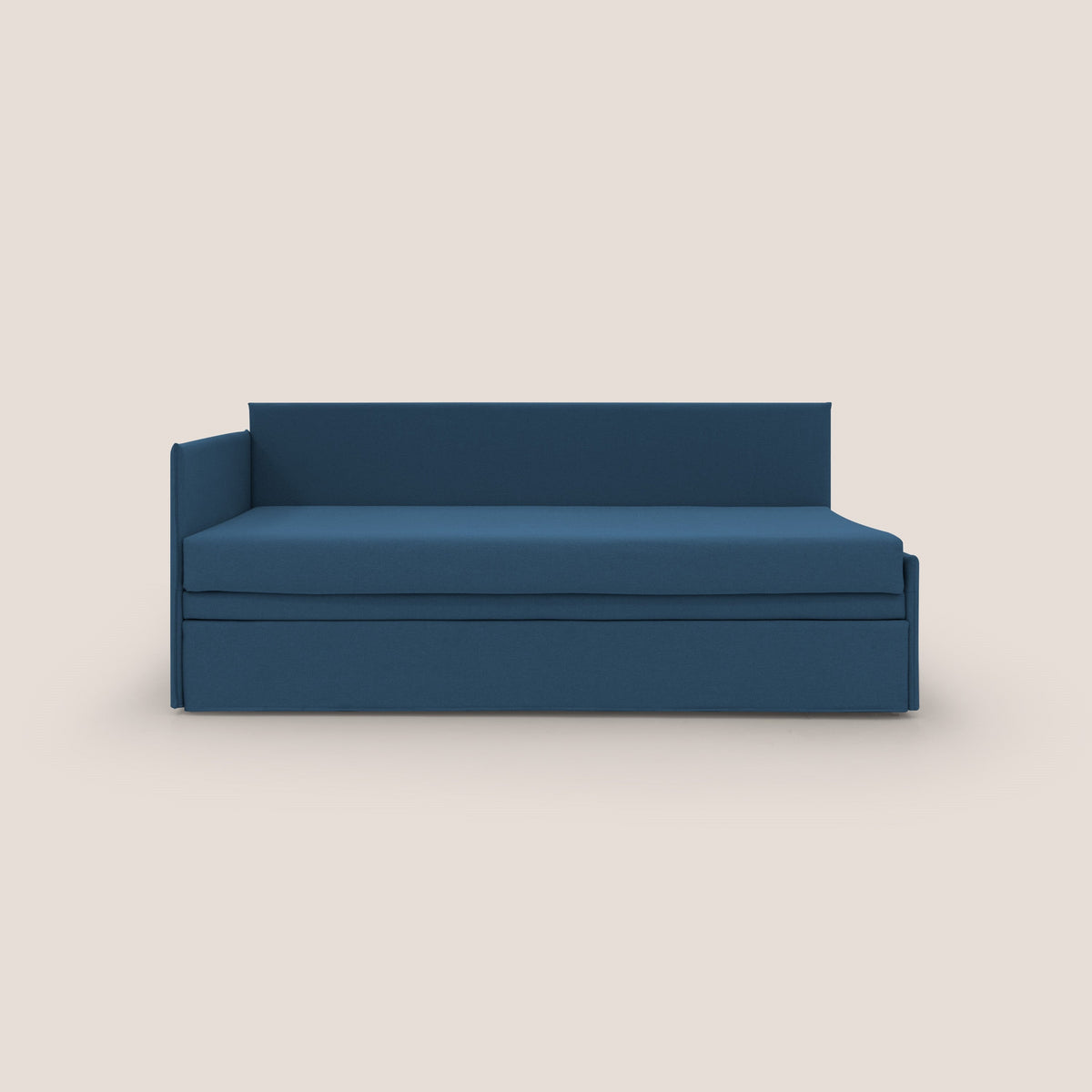 Durini Divano duplex con doppio letto in tessuto simil cotone impermeabile T13 blu - divitt.sbs