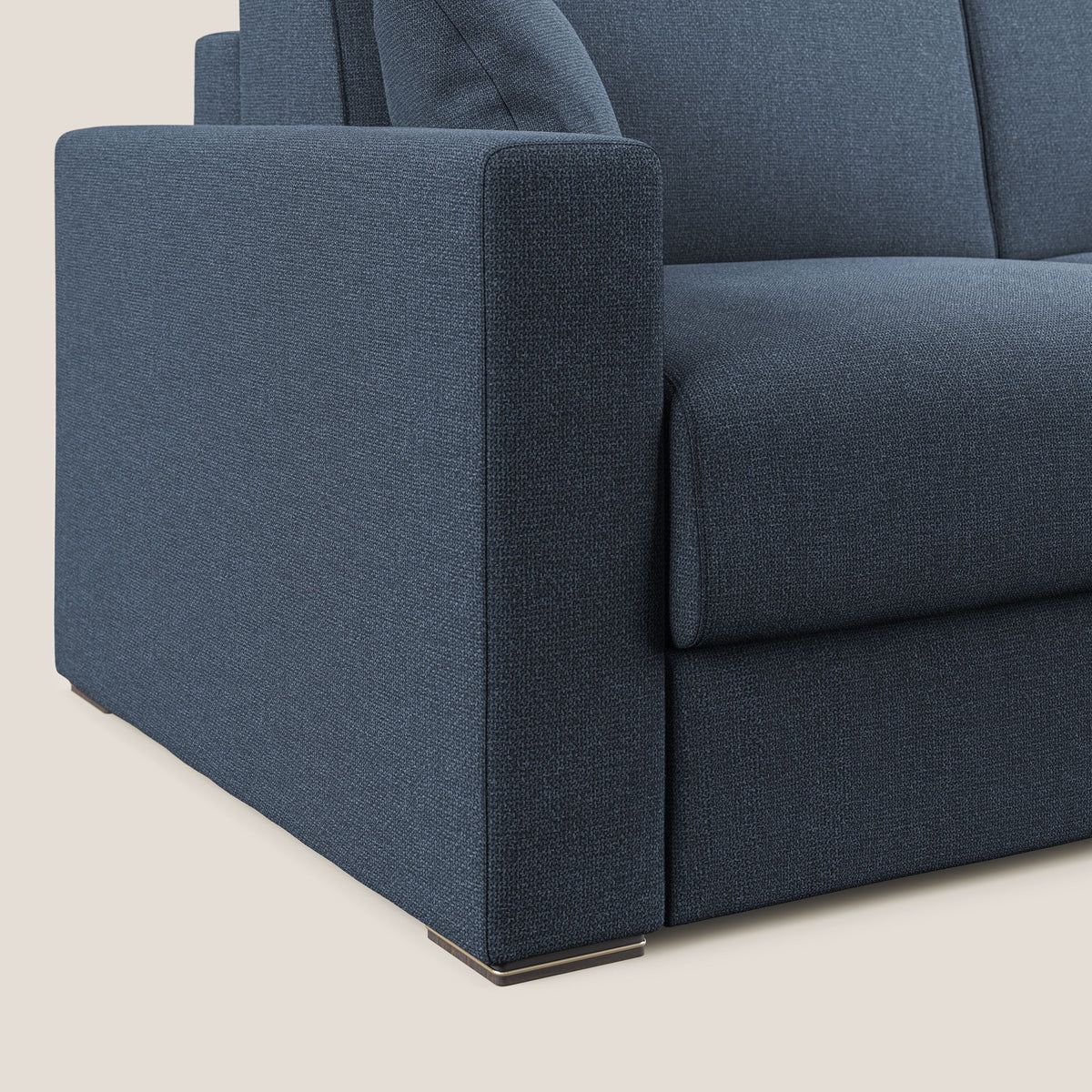 Best Divano letto matrimoniale in tessuto smacchiabile QuickClean T08 blu - divitt.sbs