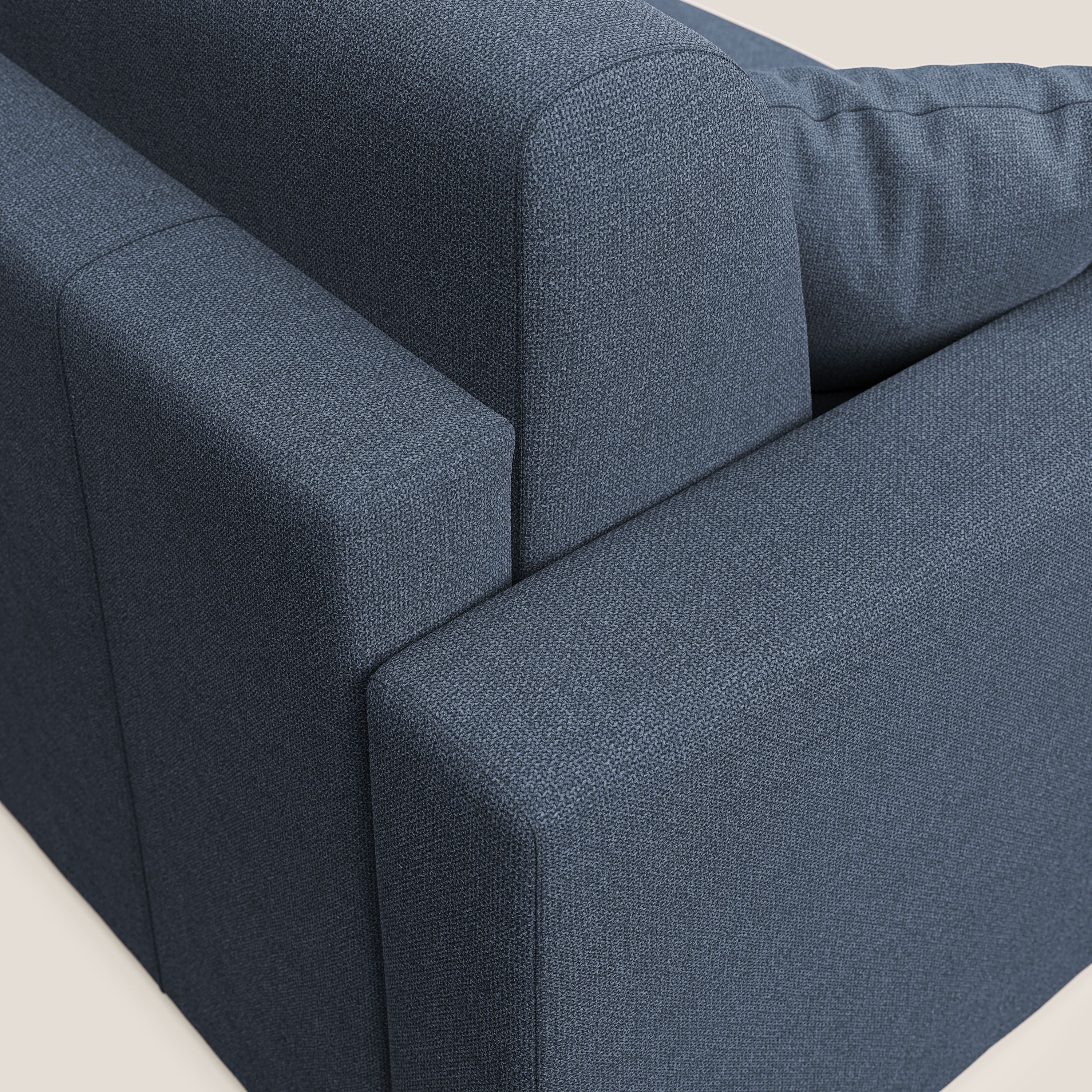 Best Divano letto matrimoniale in tessuto smacchiabile QuickClean T08 blu - divitt.sbs