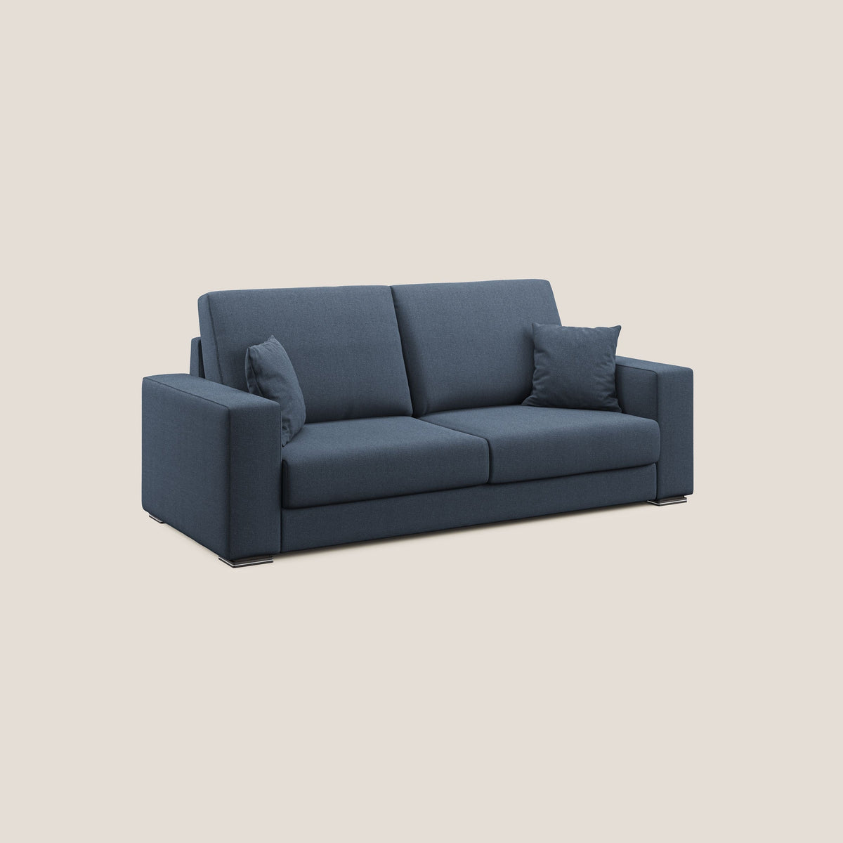 Marte divano in tessuto smacchiabile impermeabile T08 blu - divitt.sbs