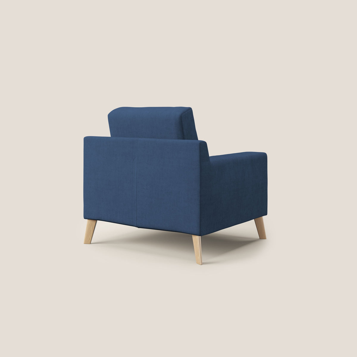Danish poltroncina in tessuto morbido impermeabile T02 blu - divitt.sbs