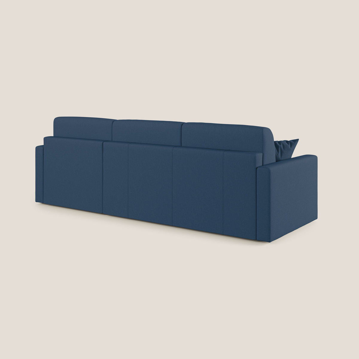 Chris Divano letto angolare 5 posti in tessuto impermeabile T13 blu - divitt.sbs
