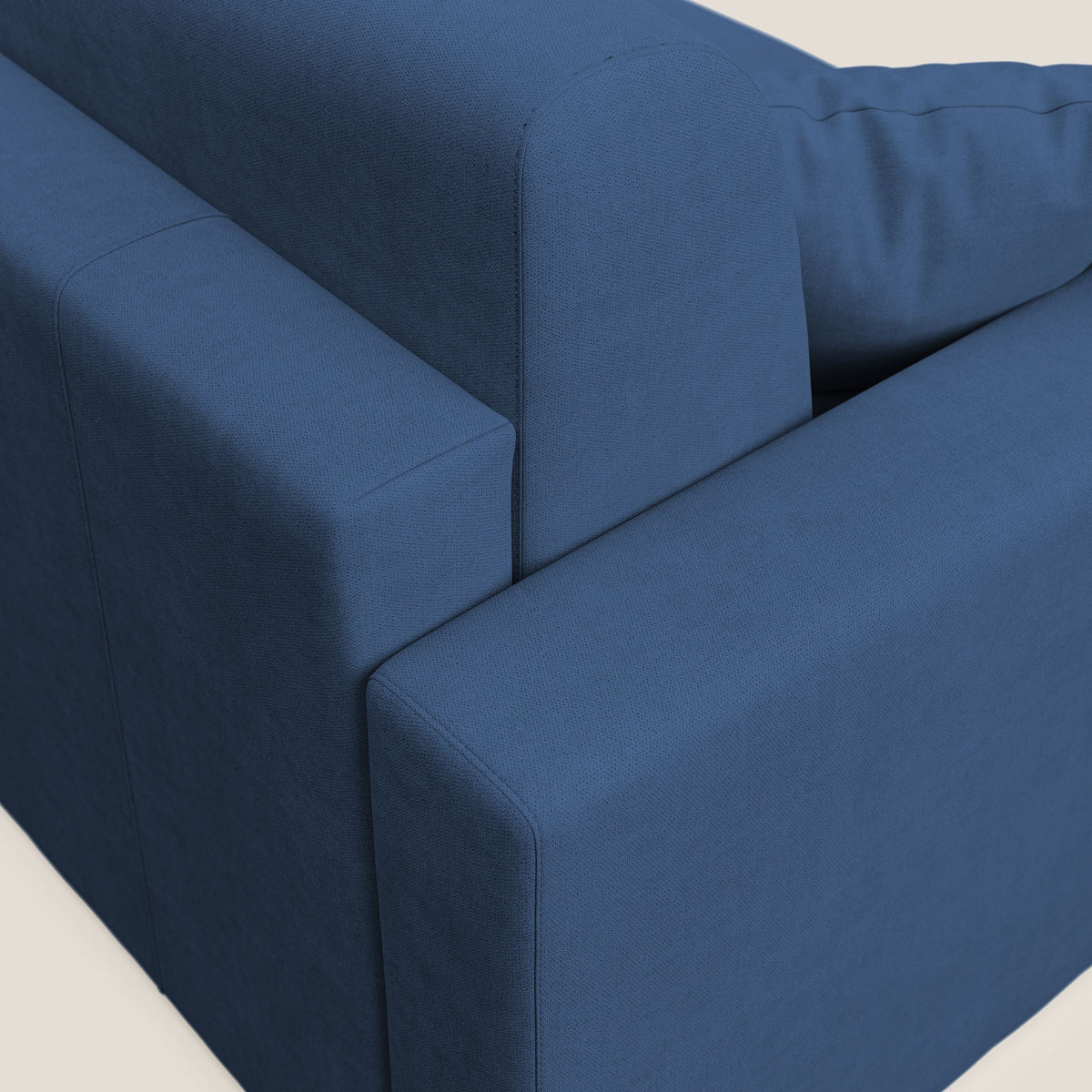 Best Divano letto angolare in tessuto impermeabile T02 blu - divitt.sbs