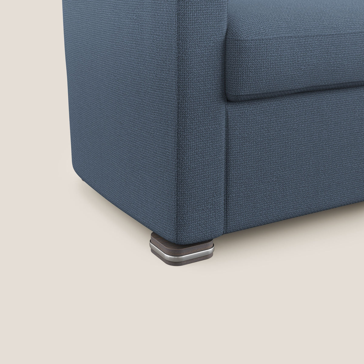 Cloe Poltroncina in tessuto smacchiabile con acqua QuickClean T08 blu - divitt.sbs