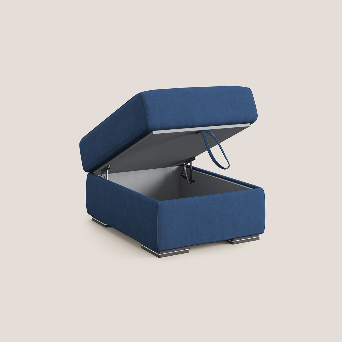 Sun pouf apribile contenitore in tessuto impermeabile T02 blu - divitt.sbs