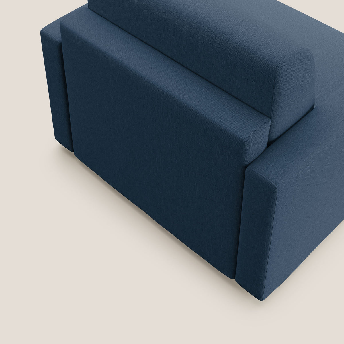 Chris poltrona letto in tessuto impermeabile T13 blu - divitt.sbs