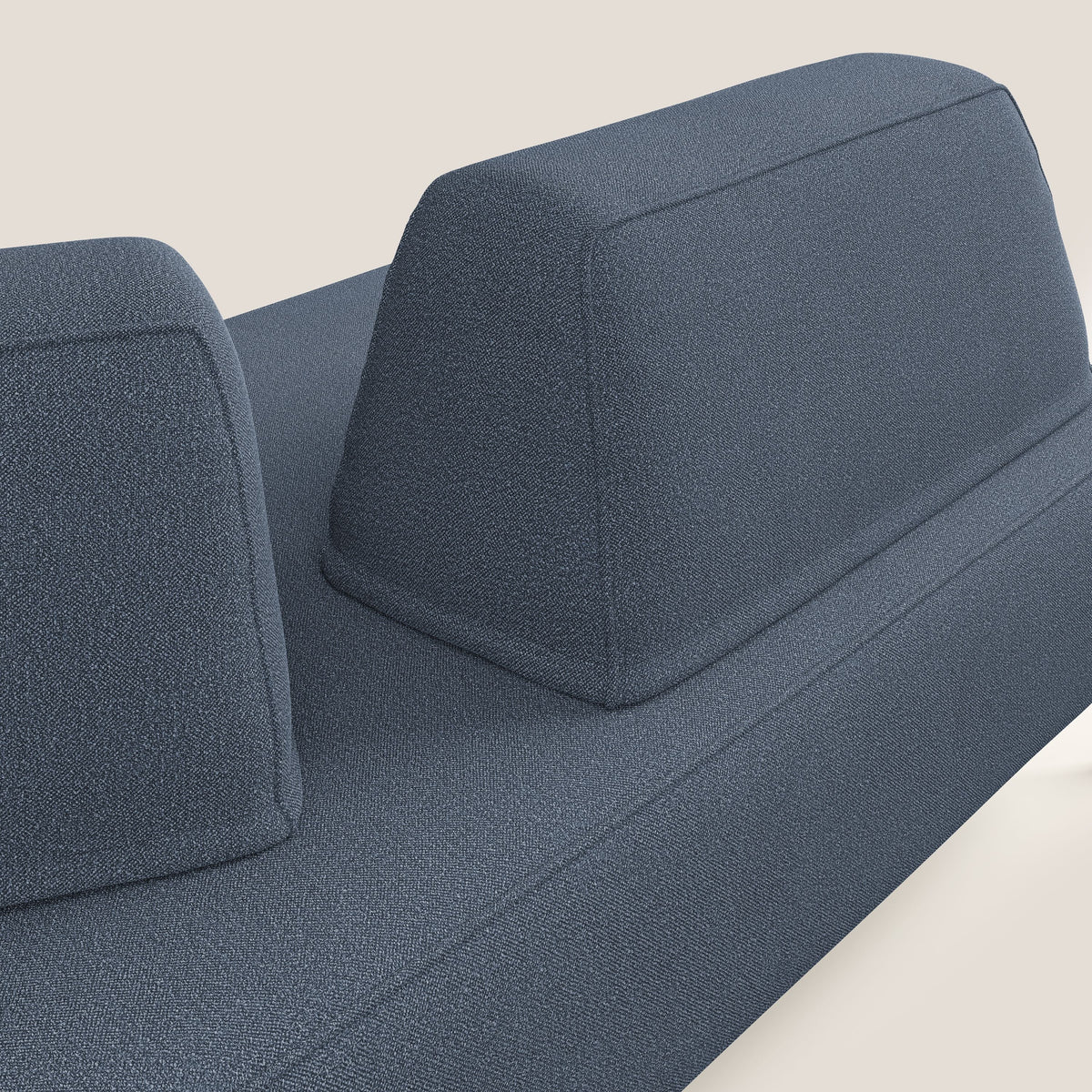 Newton divano modulare con schienali movibili T07 blu - divitt.sbs