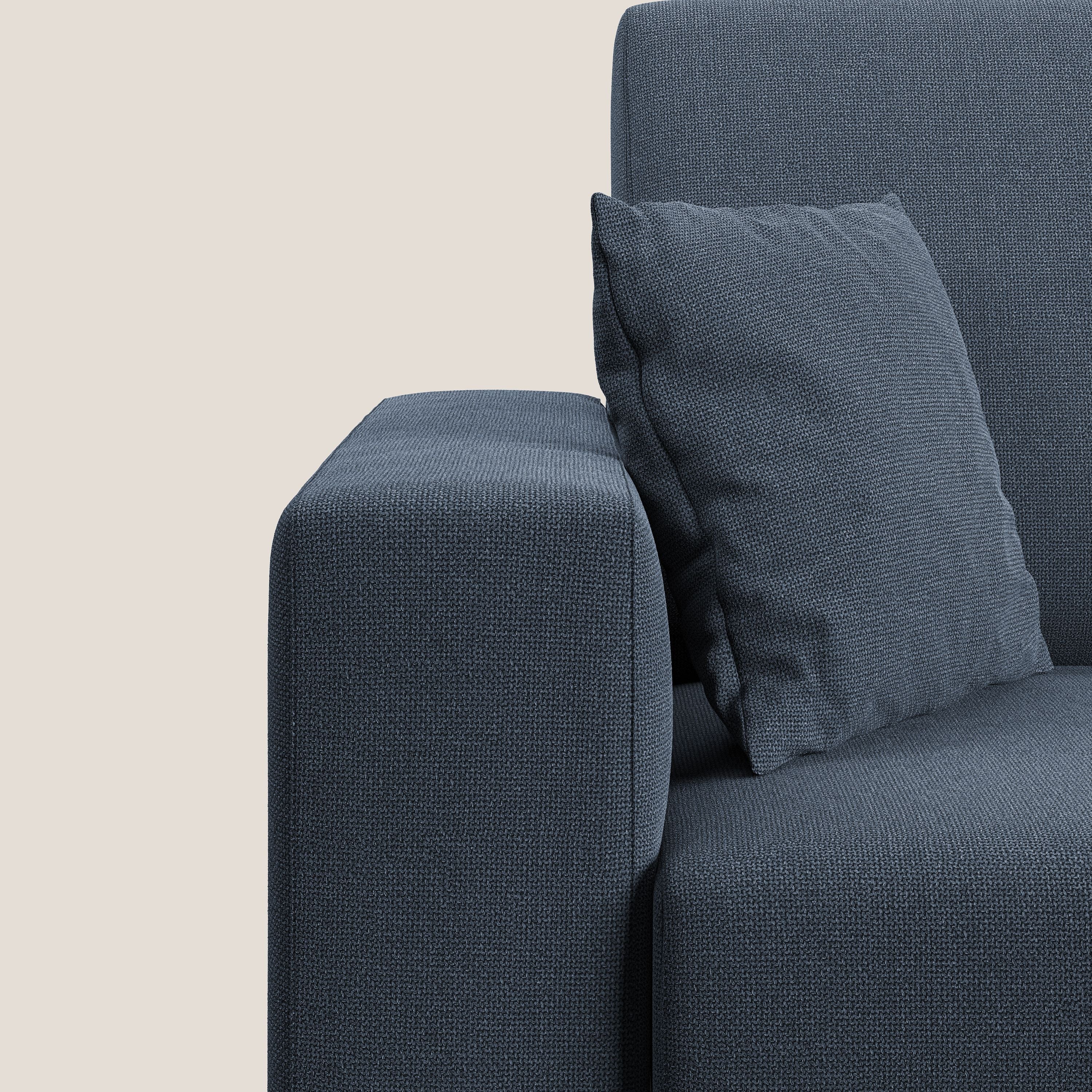 Marte divano in tessuto smacchiabile impermeabile T08 blu - divitt.sbs