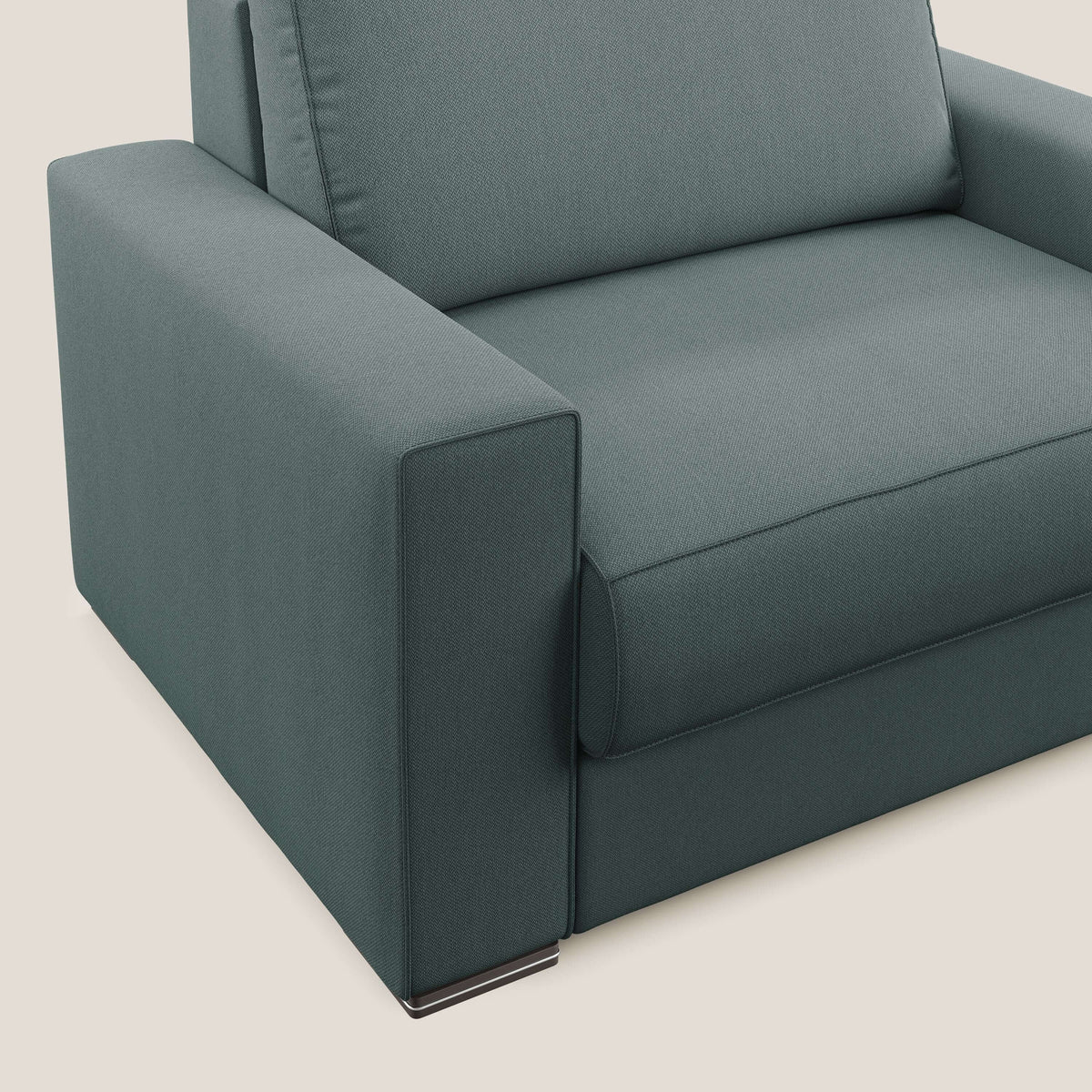 Dream poltrona letto in tessuto smacchiabile T05 verde - divitt.sbs