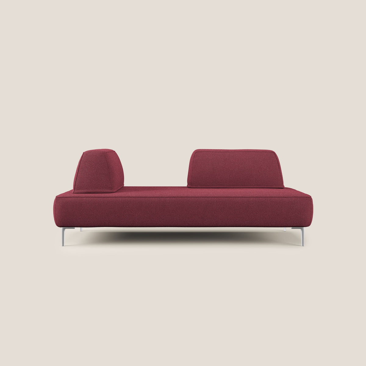 Newton divano modulare con schienali movibili T07 rosso - divitt.sbs