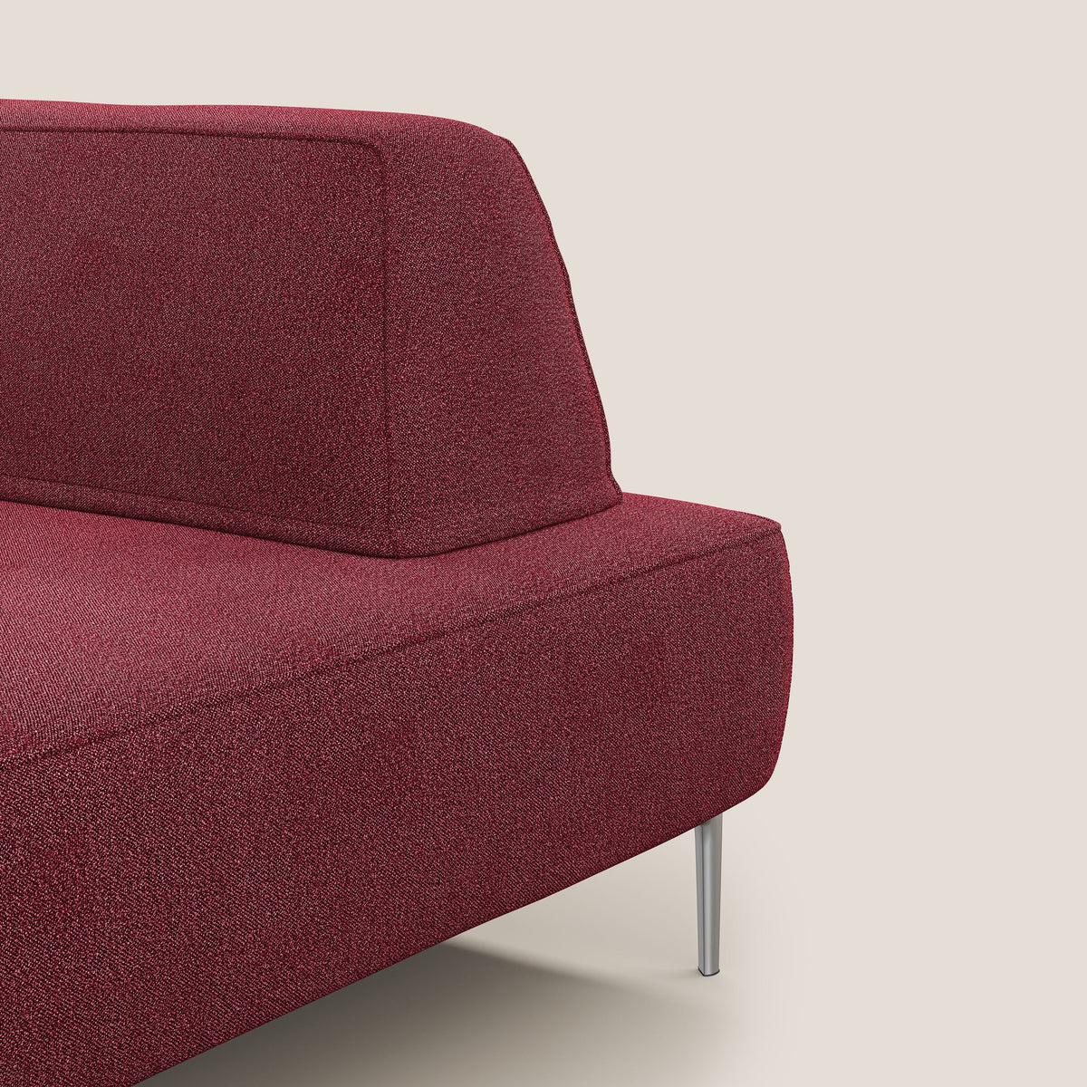 Newton poltrona modulare con schienali movibili T07 rosso - divitt.sbs