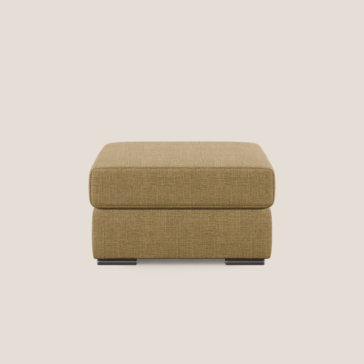 Sun pouf apribile contenitore in tessuto impermeabile morbido intreccio T06 giallo - divitt.sbs