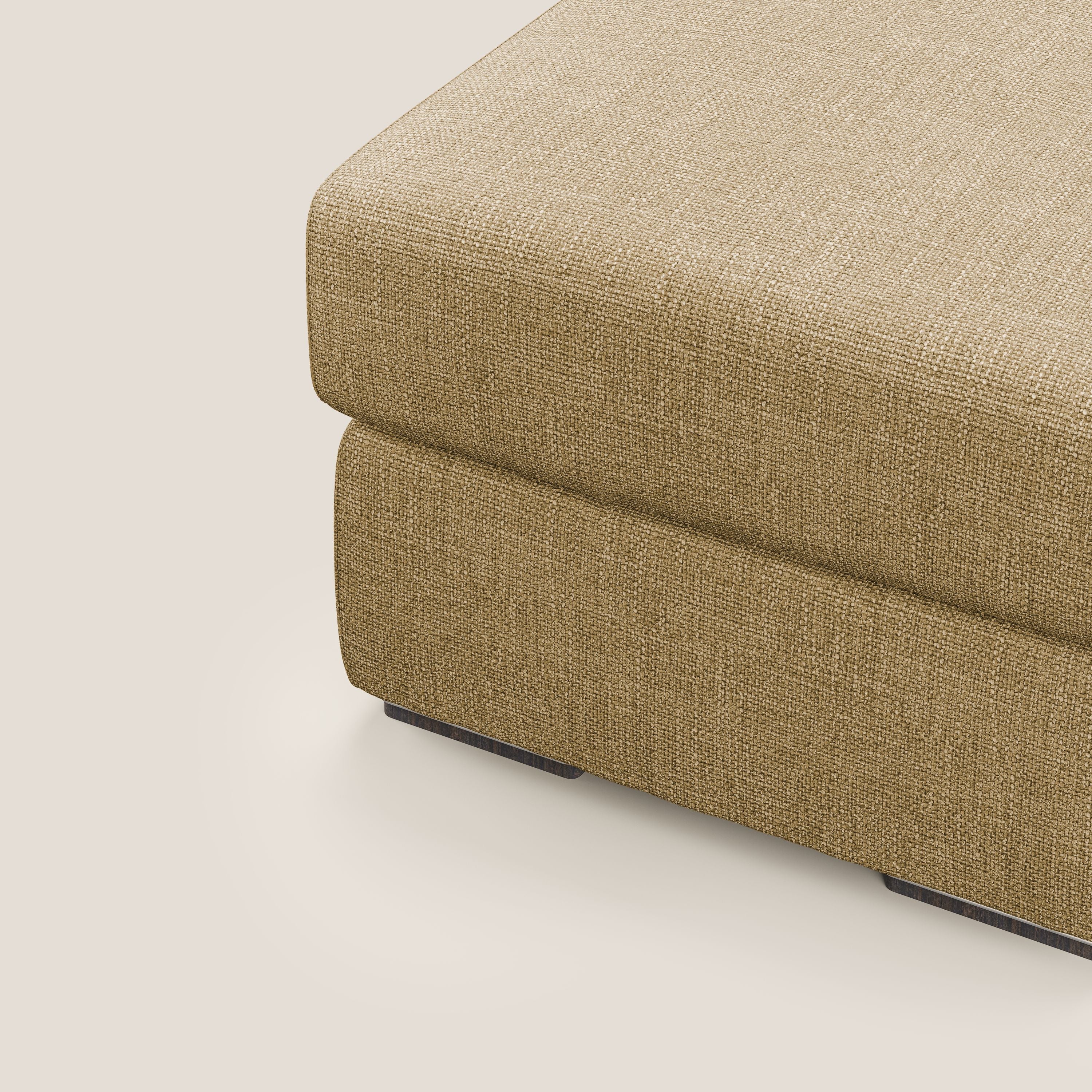 Sun pouf apribile contenitore in tessuto impermeabile morbido intreccio T06 giallo - divitt.sbs