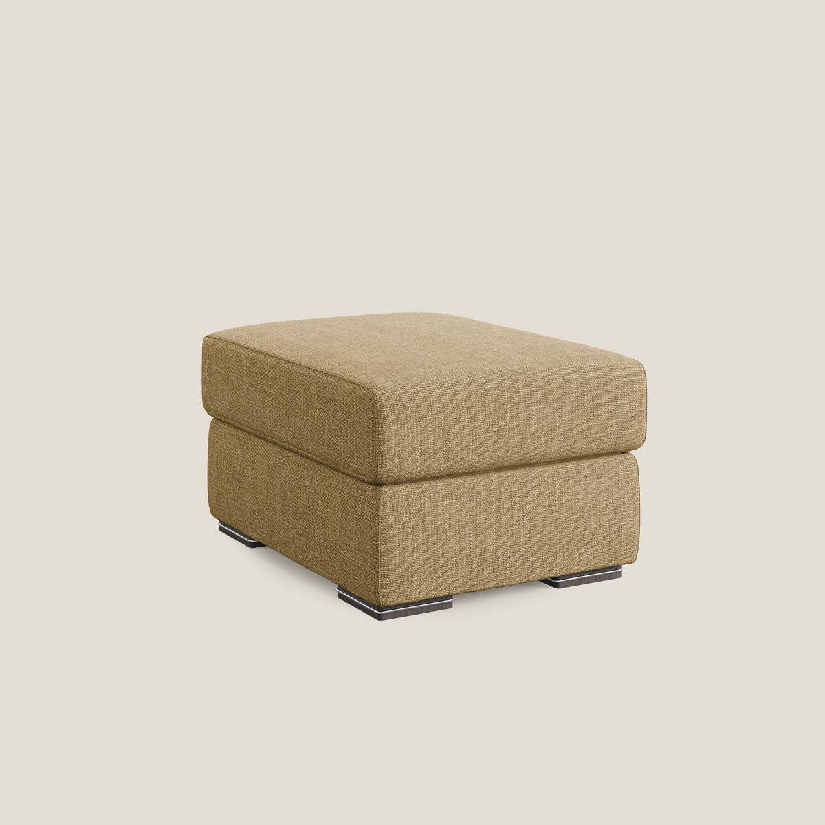Sun pouf apribile contenitore in tessuto impermeabile morbido intreccio T06 giallo - divitt.sbs