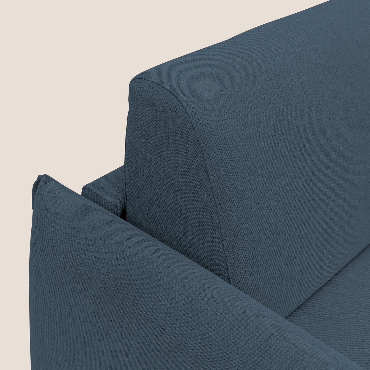 Scarlet divano letto in tessuto misto cotone impermeabile T19 blu - divitt.sbs