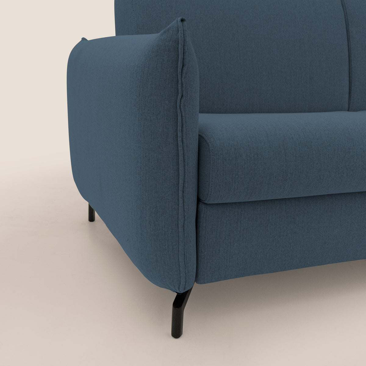 Scarlet divano letto in tessuto misto cotone impermeabile T19 blu - divitt.sbs