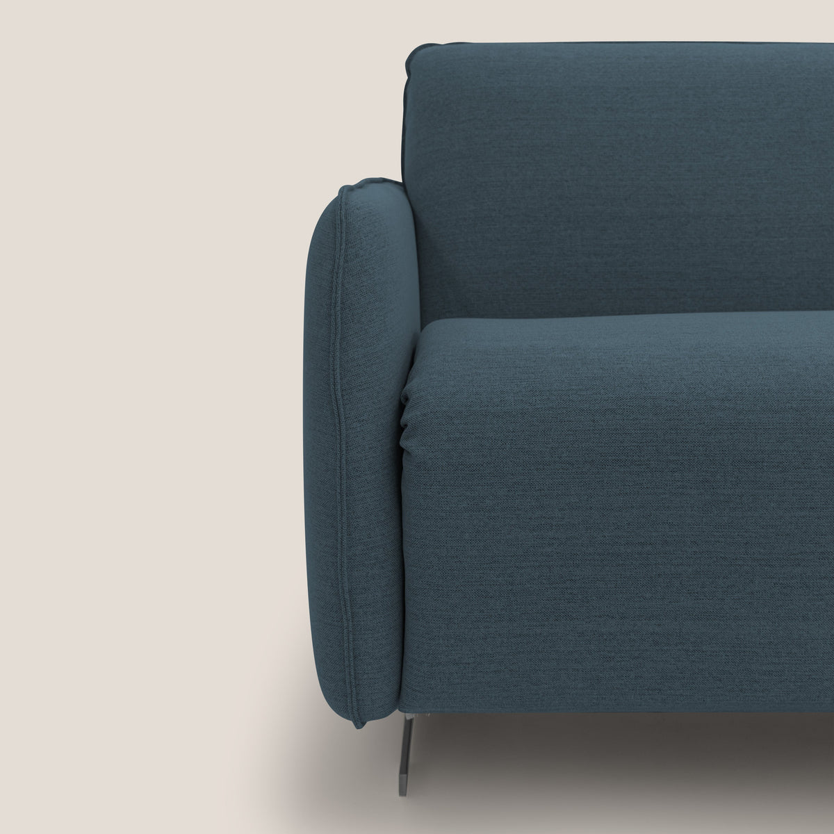 Texas Divano letto matrimoniale moderno in tessuto impermeabile T19 blu - divitt.sbs