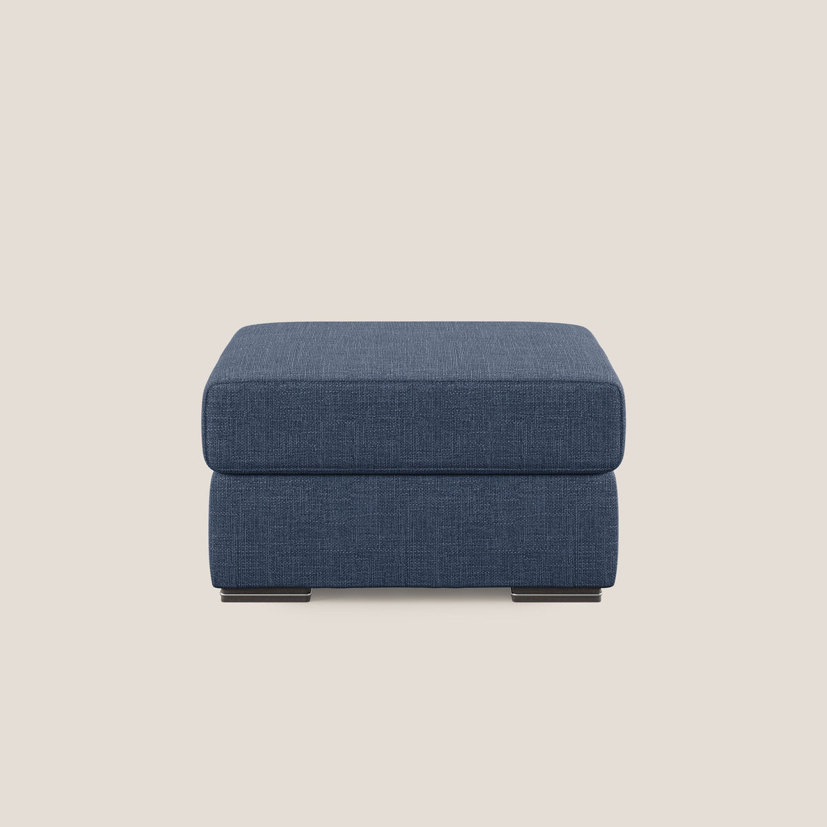 Sun pouf apribile contenitore in tessuto impermeabile morbido intreccio T06 blu - divitt.sbs